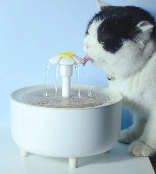 Self-Filtering Pet Water Fountain — 1200mL, Ultra-Quiet, USB Powered